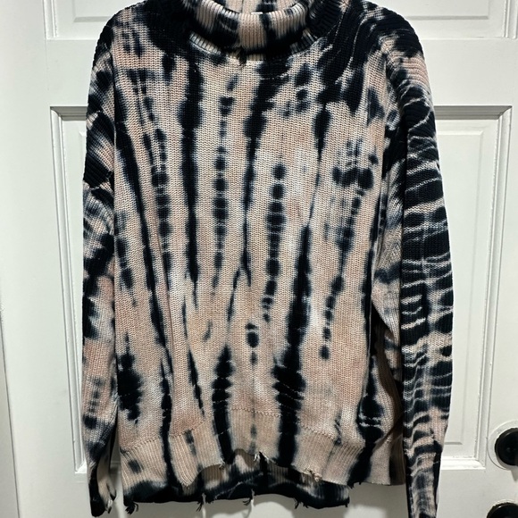 Young Fabulous & Broke Cameron Turtleneck Oversized Sweater Apricot Bamboo M/L - Picture 3 of 5